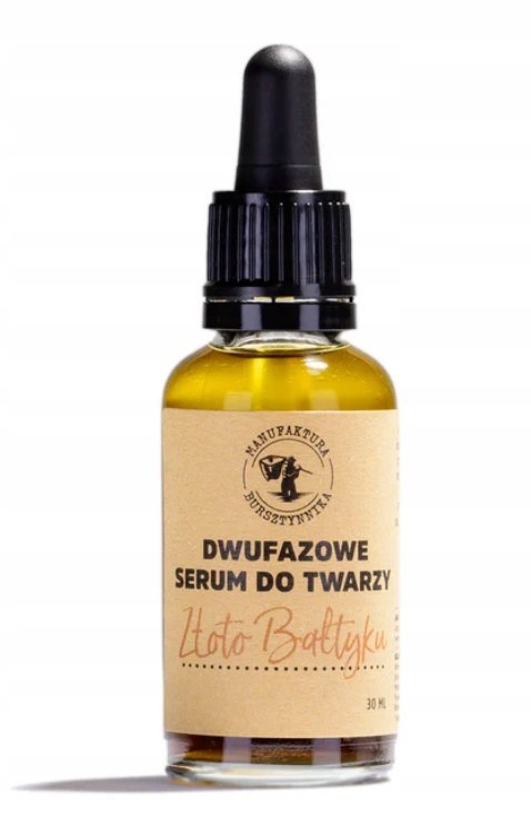 Dwufazowe Serum do Twarzy Złoto Bałtyku - Manufaktura Bursztynnika