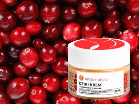 Krem do rąk z żurawiną i mocznikiem - nawilżający i regenerujący
