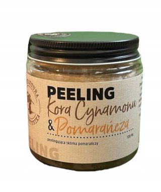 Manufaktura Bursztynnika Peeling do ciała Cynamon Pomarańcza 120ml