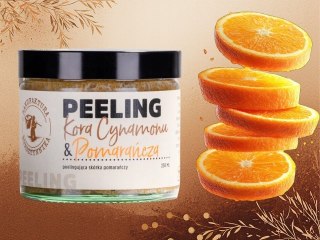Manufaktura Bursztynnika Peeling do ciała Cynamon Pomarańcza 120ml