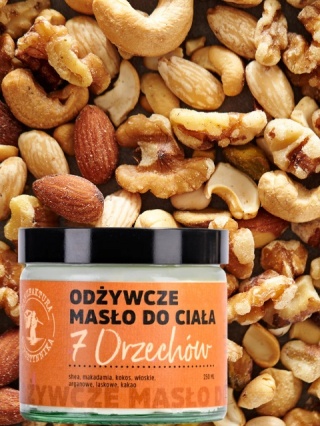 Masło do Ciała 7 Orzechów 120ml Manufaktura Bursztynnika