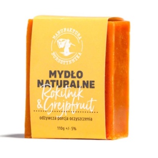 Mydło Rokitnik & Grejpfrut – nawilżające, energetyzujące mydło w kostce