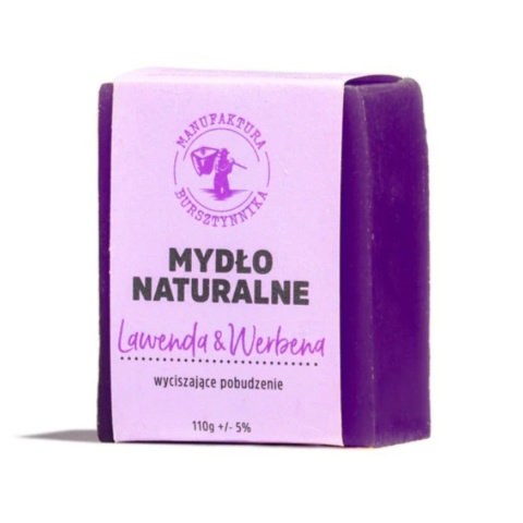 Mydło naturalne Lawenda & Werbena – relaksująca kostka z glinką i olejkami eterycznymi