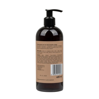 Naturalny żel pod prysznic 2w1 do ciała & włosów 400ml UNISEX BeOrganic