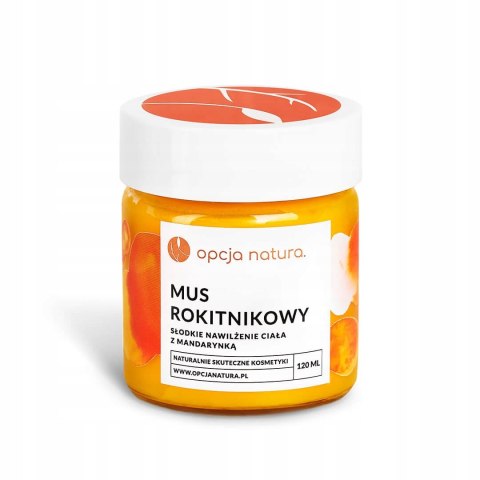 Nawilżający Mus Rokitnikowy do pielęgnacji ciała 120 ml