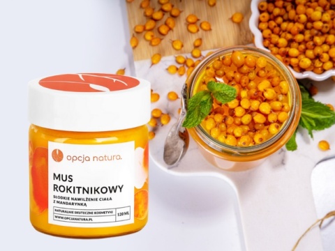 Nawilżający Mus Rokitnikowy do pielęgnacji ciała 120 ml