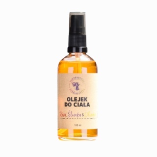 Olejek do ciała Róża, Śliwka & Oliwka - Manufaktura Bursztynnika 100 ml