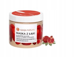 Opcja Natura Maska do do włosów suchych - Granat & trawa cytrynowa 200 ml