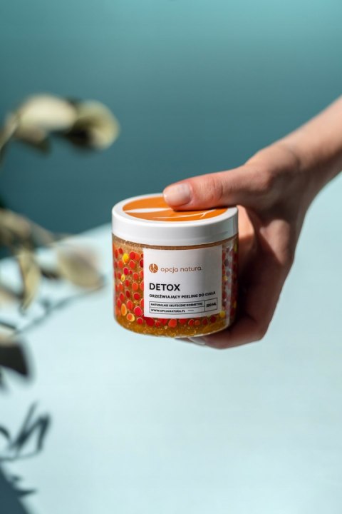 Opcja Natura Orzeźwiający cukrowy peeling do ciała Detox 200 ml