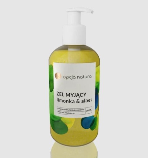 Opcja Natura Żel myjący Limonka Aloes 250ml