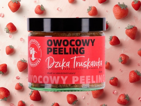 Owocowy Peeling Dzika Truskawka