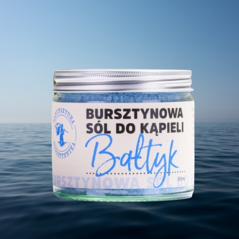 Sól do kąpieli Bałtyk – sól morska & Epsom z bursztynem 250 g