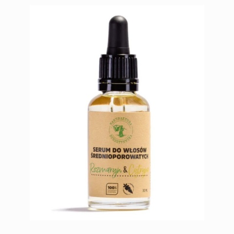 Serum do Włosów Średnioporowatych Rozmaryn & Cytryna 30ml