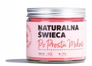 Świeca naturalna Po Prostu Miłość, Manufaktura Bursztynnika