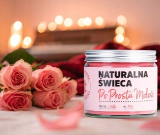 Świeca naturalna Po Prostu Miłość, Manufaktura Bursztynnika