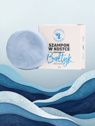 Szampon w kostce Bałtyk 70g - do każdego rodzaju włosów