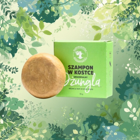 Szampon w kostce do włosów, Matcha & Wakame, do codziennego mycia, 70g