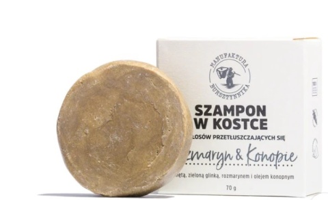 Szampon w kostce do włosów przetłuszczających się, 70g