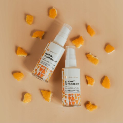 Zdrowy dezodorant w sprayu pomarańcza i paczula, 50 ml