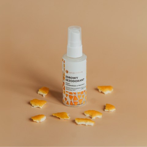 Zdrowy dezodorant w sprayu pomarańcza i paczula, 50 ml