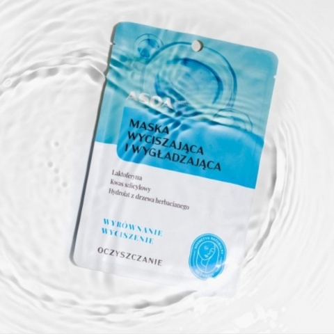 ASOA Maska Wyciszająca i Wygładzająca – maska w płachcie