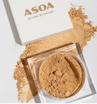 ASOA Mineralny Podkład Rozświetlający – Naturalny, Lekki, Sypki Natrual Light I20