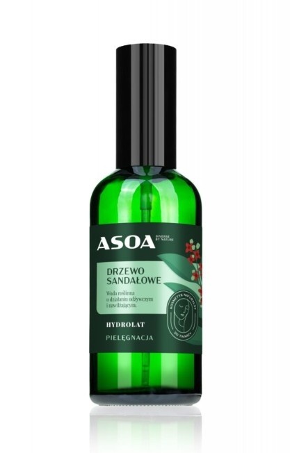 Hydrolat z drzewa sandałowego – do cery dojrzałej, 100 ml