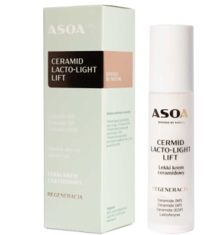 Lacto-Light Lift – lekki krem ceramidowy z laktoferyną ASOA 50 ml