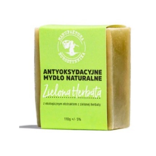 Mydło naturalne Zielona Herbata Manufaktura Bursztynnika 110 g