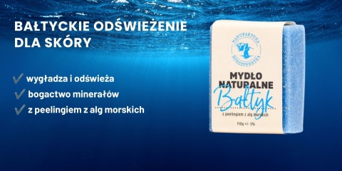 Mydło peelingujące Bałtyk z algami morskimi 110 g naturalne