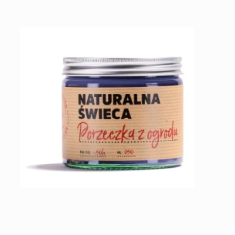 Naturalna Świeca Porzeczka z Ogrodu 120ml Manufaktura Bursztynnika