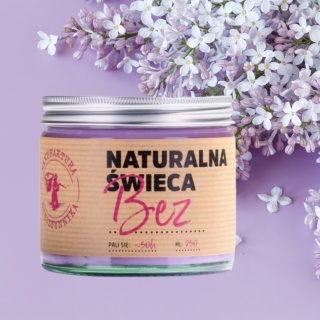 Świeca sojowa zapachowa Bez 250ml ok. 50 h palenia