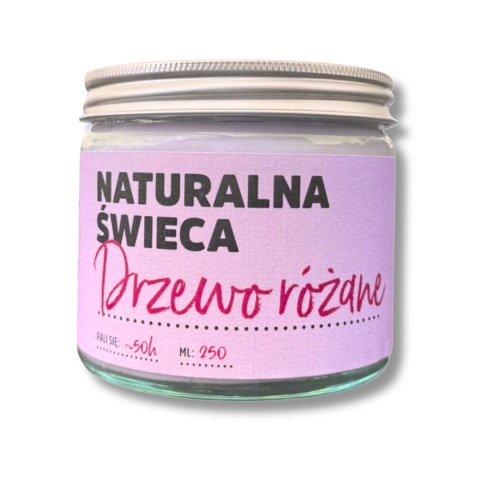 Naturalna Świeca Sojowa „Drzewo Różane” 250ml