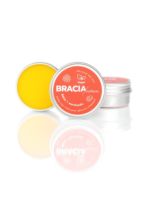 Naturalny balsam do ust Róża i Awokado 15 ml