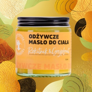 Odżywcze Masło do Ciała Rokitnik & Grejpfrut Manufaktura Bursztynnika 250 ml