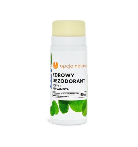 Zdrowy Dezodorant w Sztyfcie Bergamotka & Lawenda 50 ml – Opcja Natura