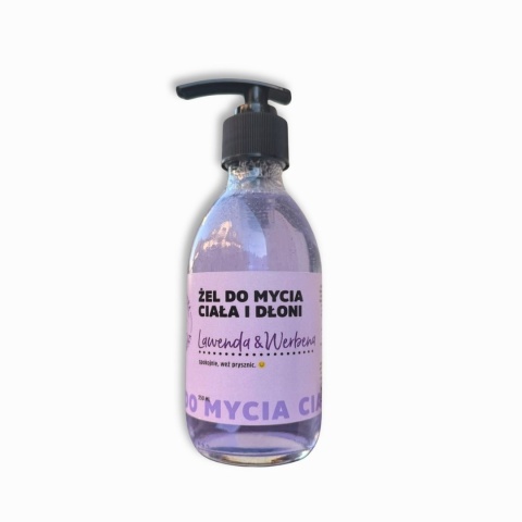 Żel do mycia ciała i dłoni Lawenda & Werbena – naturalny żel do codziennej pielęgnacji 250 ml