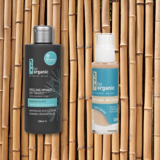 Zestaw Gładka Skóra (Krem BB Light Beige & Peeling)