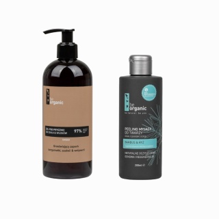 Poranny Restart (Peeling do twarzy i Żel pod prysznic 2w1)