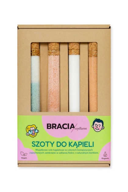 Zestaw szotów do kąpieli 4 x 70 ml na prezent NO.3